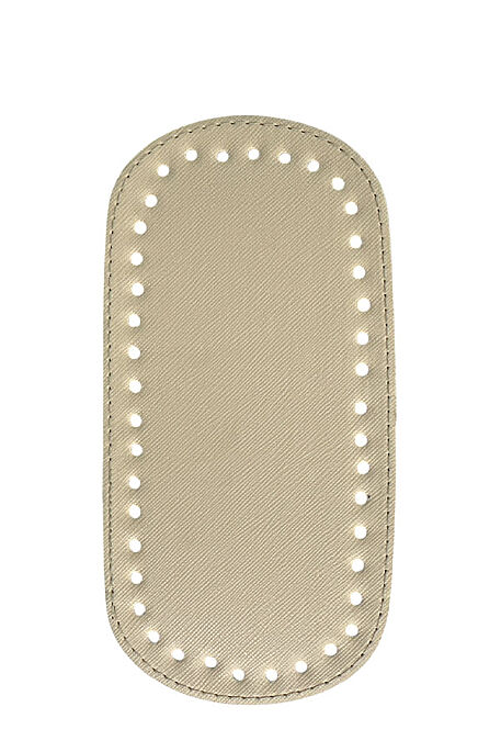 ÇANTA TABANI DERİ OVAL 403 KREM 10X20 - 1