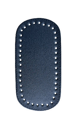 ÇANTA TABANI DERİ OVAL 404  LACİVERT 10X20