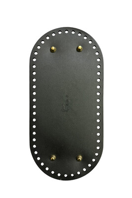  - ÇANTA TABANI SİLİKON OVAL 25X12 CM SİYAH