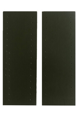  - BAG HANDLE LEATHER 2 PIECES GREEN