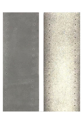  - BAG HANDLE LEATHER 2 PIECES GREY