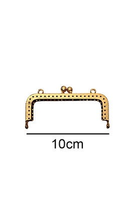  - ÇANTA VE CÜZDAN KLİPSİ 10 CM KARE ALTIN