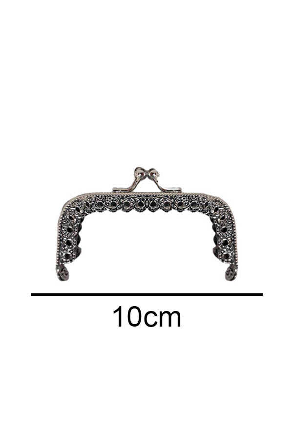 Çanta Ve Cüzdan Klipsi 10 Cm Kare Gümüş