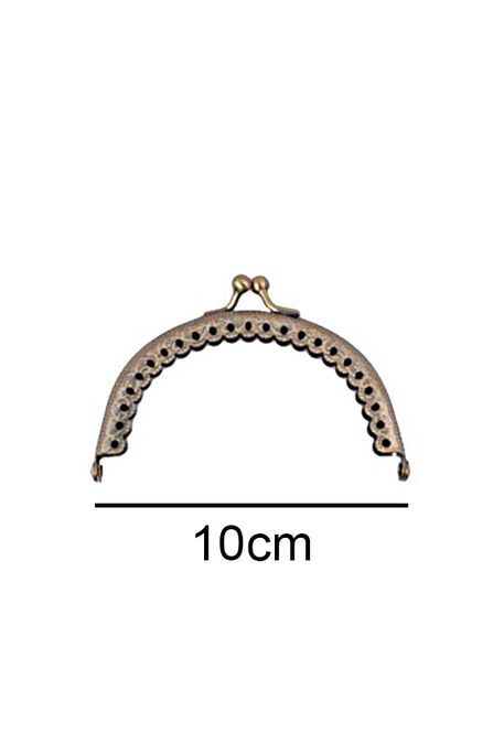  - ÇANTA VE CÜZDAN KLİPSİ 10 CM OVAL ANTİK