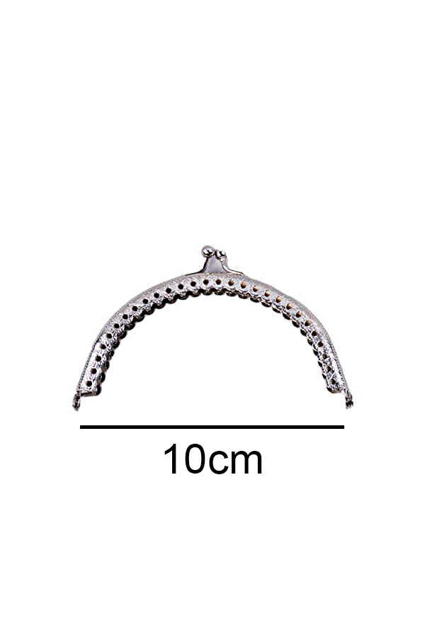 Çanta Ve Cüzdan Klipsi 10 Cm Oval Gümüş