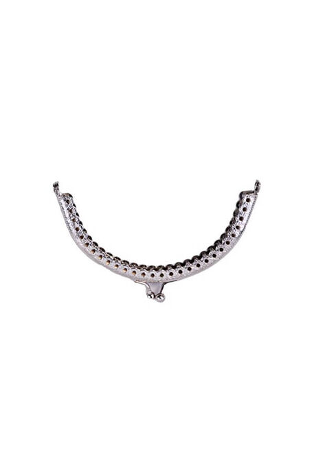 ÇANTA VE CÜZDAN KLİPSİ 10 CM OVAL GÜMÜŞ - 2