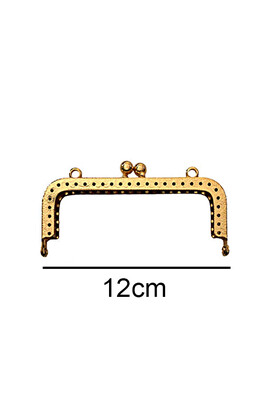  - ÇANTA VE CÜZDAN KLİPSİ 12 CM KARE ALTIN
