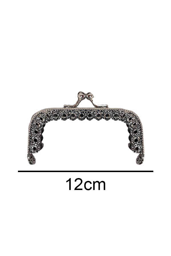 Çanta Ve Cüzdan Klipsi 12 Cm Kare Gümüş