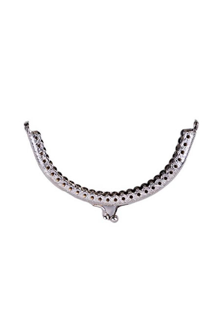 ÇANTA VE CÜZDAN KLİPSİ 12 CM OVAL GÜMÜŞ - 2
