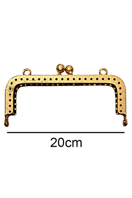  - ÇANTA VE CÜZDAN KLİPSİ 20 CM KARE ALTIN