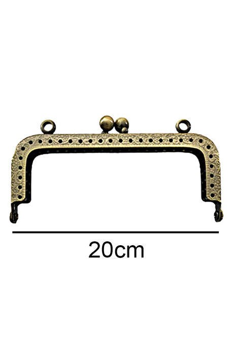  - ÇANTA VE CÜZDAN KLİPSİ 20 CM KARE ANTİK