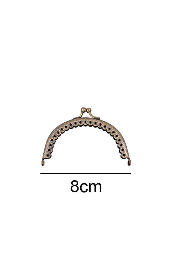 Çanta Ve Cüzdan Klipsi 8 Cm Oval Antik