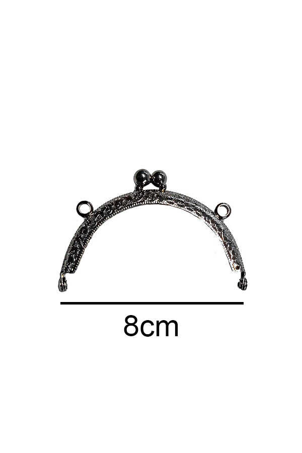 Çanta Ve Cüzdan Klipsi 8 Cm Oval Gümüş