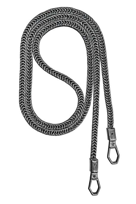  - ÇANTA ZİNCİRİ YASSI YILAN ANTRASİT 120 CM