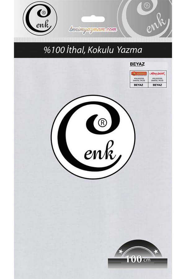 Cenk Düz Yazma 100cm Poşetli  000 Beyaz