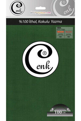 CENK DÜZ YAZMA 100CM POŞETLİ  1004 Koyu Yeşil - 2