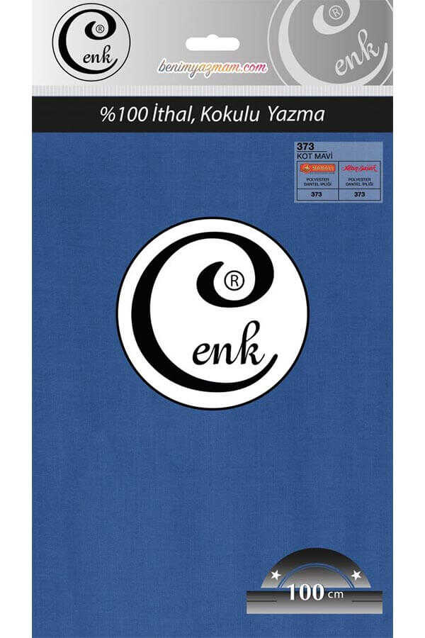 Cenk Düz Yazma 100cm Poşetli  373 Kot Mavi