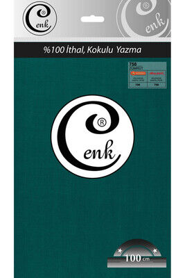 CENK DÜZ YAZMA 100CM POŞETLİ  758 Zümrüt - 2