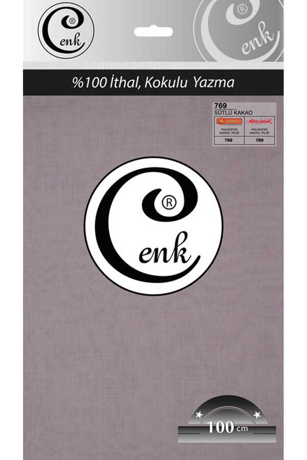 Cenk Düz Yazma 100cm Poşetli  769 Sütlü Kakao