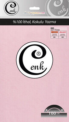 CENK DÜZ YAZMA 100CM POŞETLİ 840 Soft Pembe - 2
