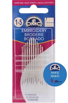 DMC EMBROIDERY NEEDLE 1765/1 1-5 NO - Thumbnail