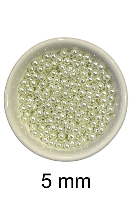  - DÖKME İNCİ 5 MM 01 BEYAZ 25 GR