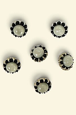 DÜĞME HIRKA İNCİLİ 1471 6 ADET 1,5 CM 