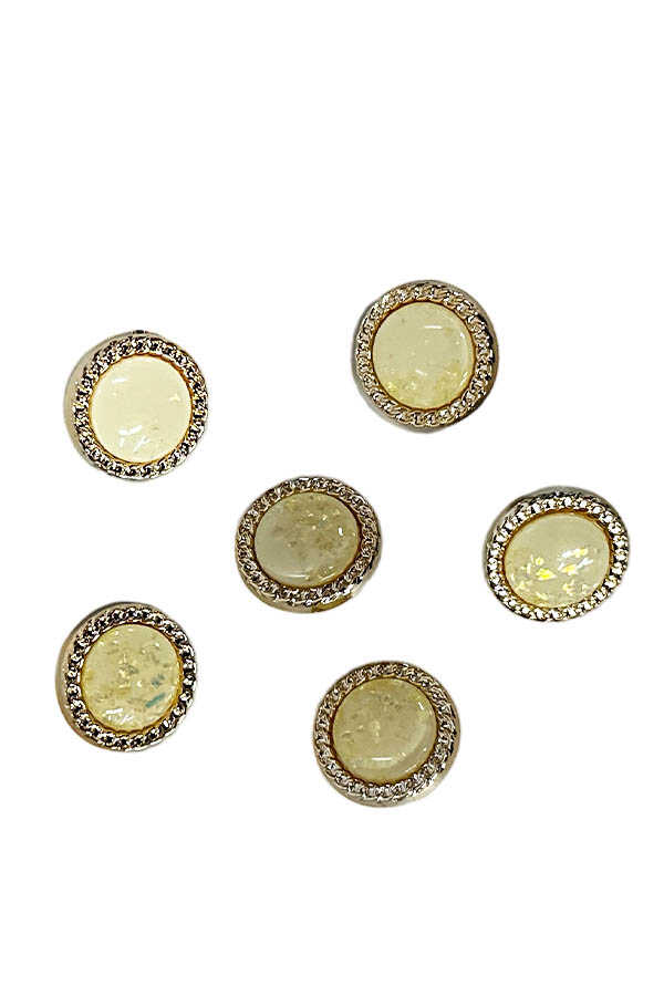 Düğme Hırka Taşlı 1351 6 Adet 2 Cm