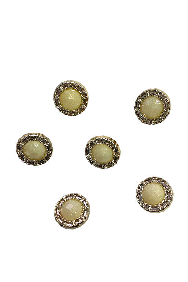 Düğme Hırka Taşlı 1470 6 Adet 1,5 Cm