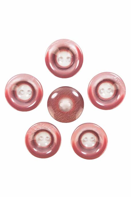  - DÜĞME MANTO 2505 BORDO 6 ADET 2.50 CM