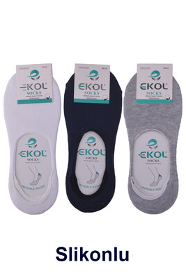 EKOL - EKOL ERKEK BABET ÇORAP 3 ÇİFT ASORTİ