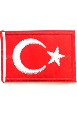  - EMBLEM TURKISH FLAG RECTANGULAR