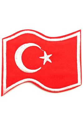  - EMBLEM TURKISH FLAG WAVY