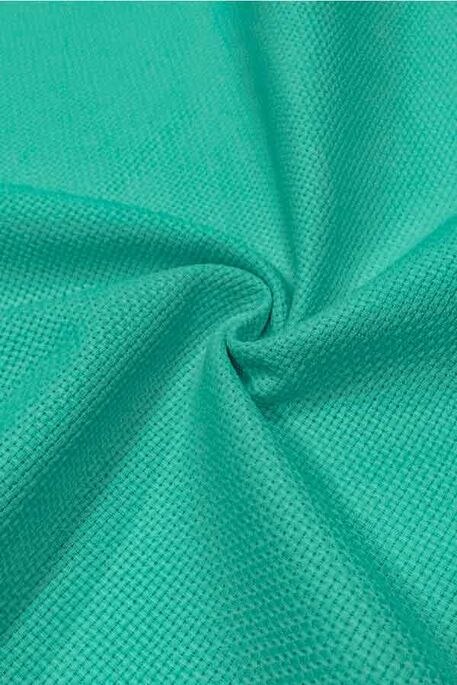  - EMBROIDERY FABRIC 125 X 75 cm CYAN 18