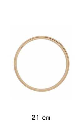  - EMBROIDERY HOOP FLAT ROUND WOODEN 8 MM NO: 5