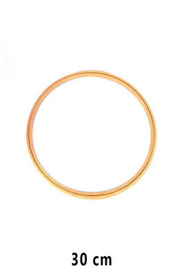  - EMBROIDERY HOOP FLAT ROUND WOODEN 8 MM NO: 8