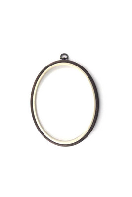 EMBROIDERY HOOP OVAL PLASTIC NO: 2 (9cm) - Thumbnail