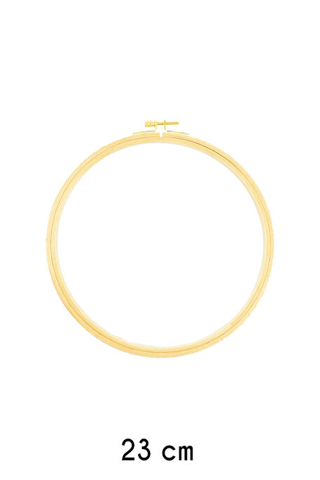  - EMBROIDERY HOOP SCREWED ROUND WOODEN 13 MM NO: 5