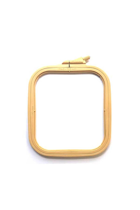  - EMBROIDERY HOOP SQUARE PLASTIC NO:2 (14,5cm x 16,5cm)