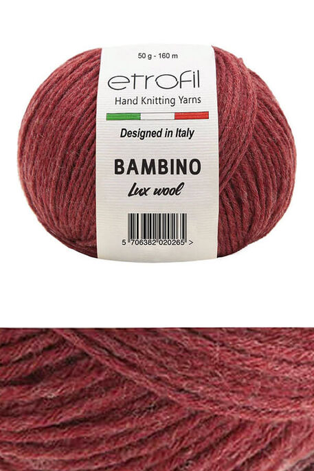 ETROFİL - ETROFİL BAMBINO LUX WOOL 70034 Açık Bordo