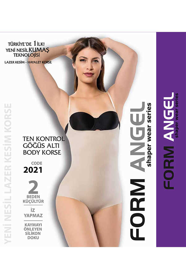 Form Angel 2021 Göğüs Altı Body Korse Lazer Kesim