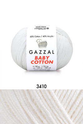 GAZZAL BABY COTTON  3410 Kırık Beyaz 