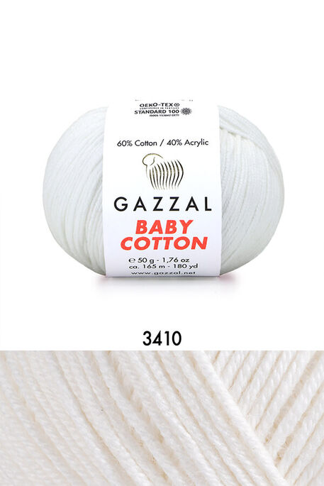 GAZZAL BABY COTTON  3410 Kırık Beyaz - 1