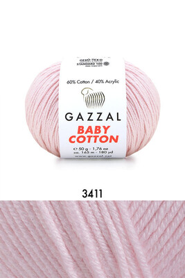 GAZZAL - GAZZAL BABY COTTON 3411 Soft Pembe