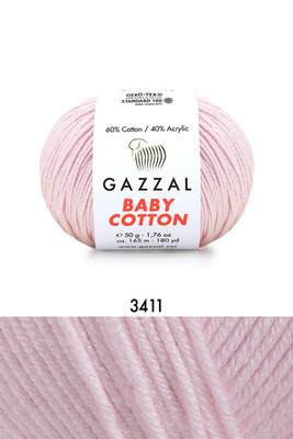 GAZZAL BABY COTTON  3411 Soft Pembe 