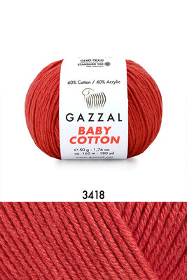 GAZZAL BABY COTTON  3418 Nar Çiçeği 