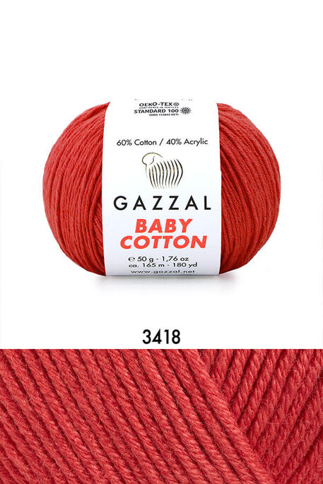 GAZZAL BABY COTTON 3418 Nar Çiçeği - 1