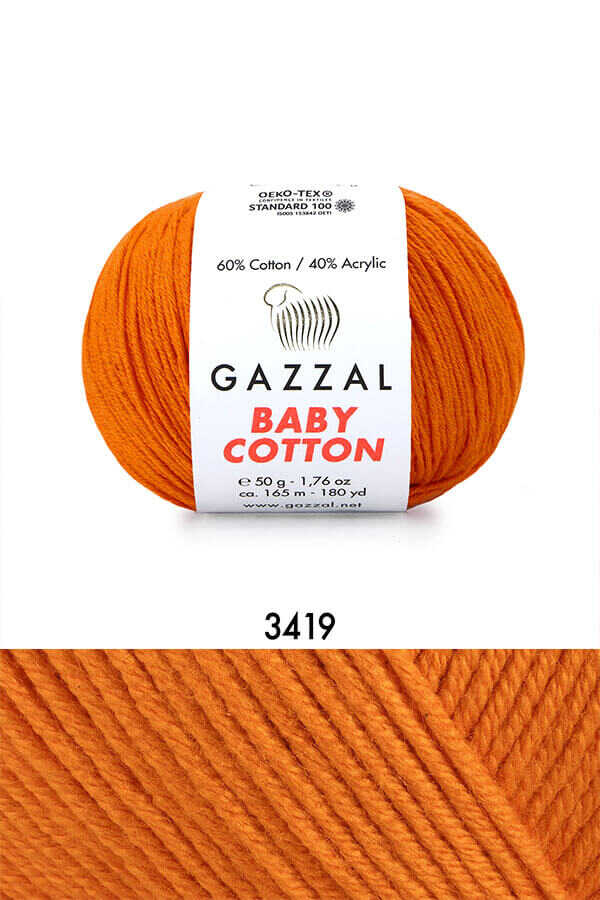 GAZZAL BABY COTTON  3419 Turuncu