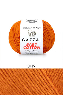 GAZZAL BABY COTTON  3419 Turuncu 