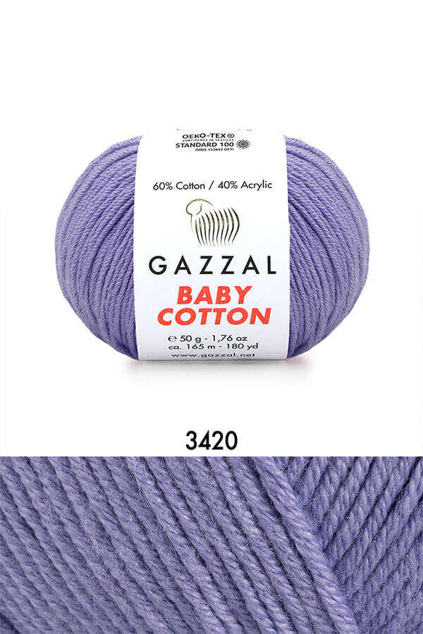 GAZZAL BABY COTTON  3420 Lila